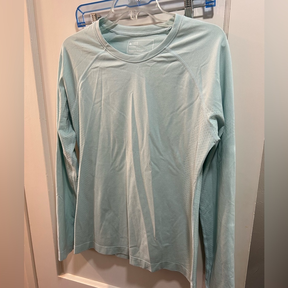 Figs Light Green Women's Top